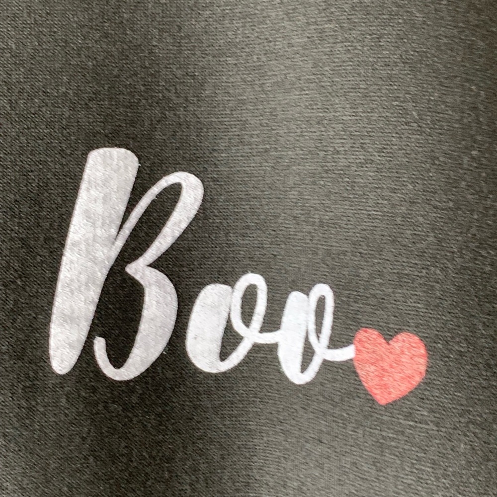 COPY - Oversized Boo Sweatshirt  Black Medium